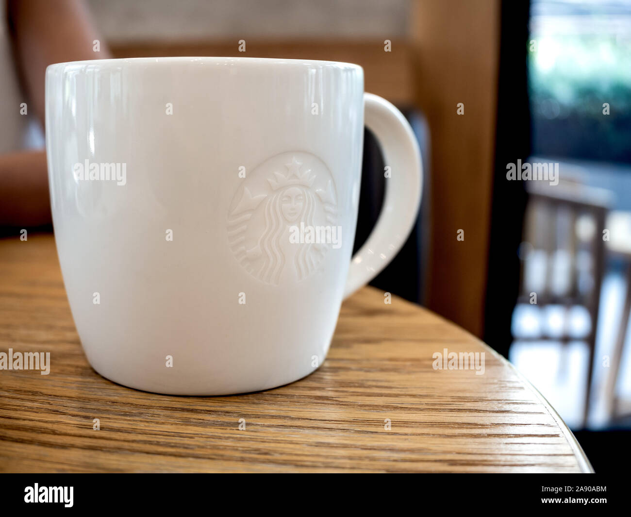 Taza Térmica de Cerámica con Rayas Diseño de Starbucks en CandyCo Tienda  Online