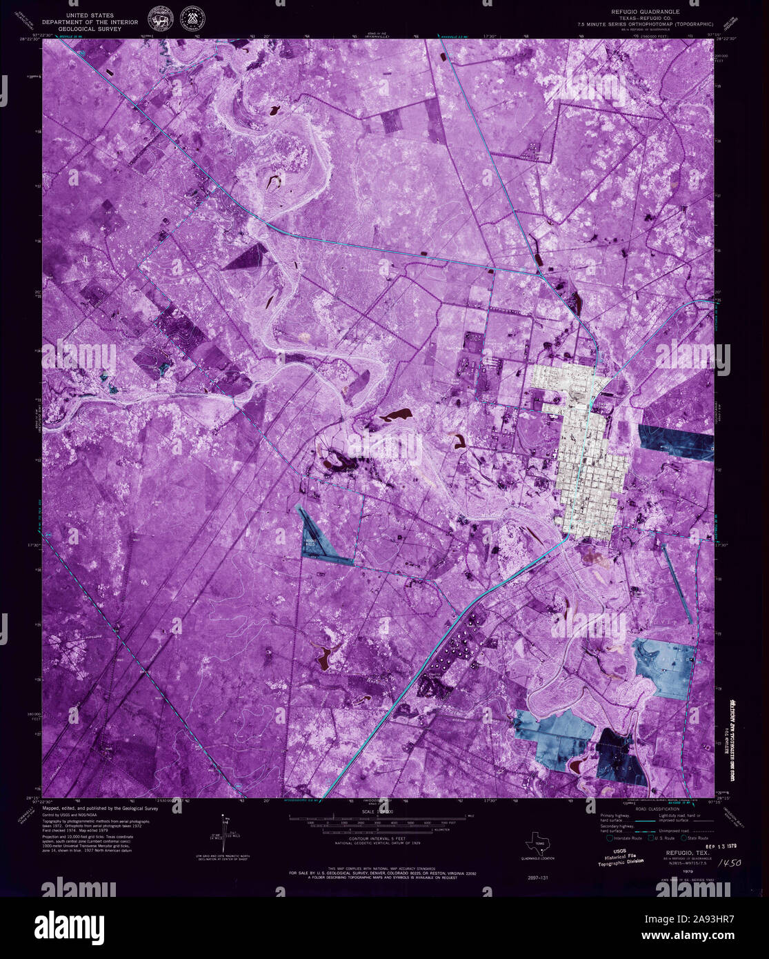 Mapa del refugio texas fotografías e imágenes de alta resolución Alamy