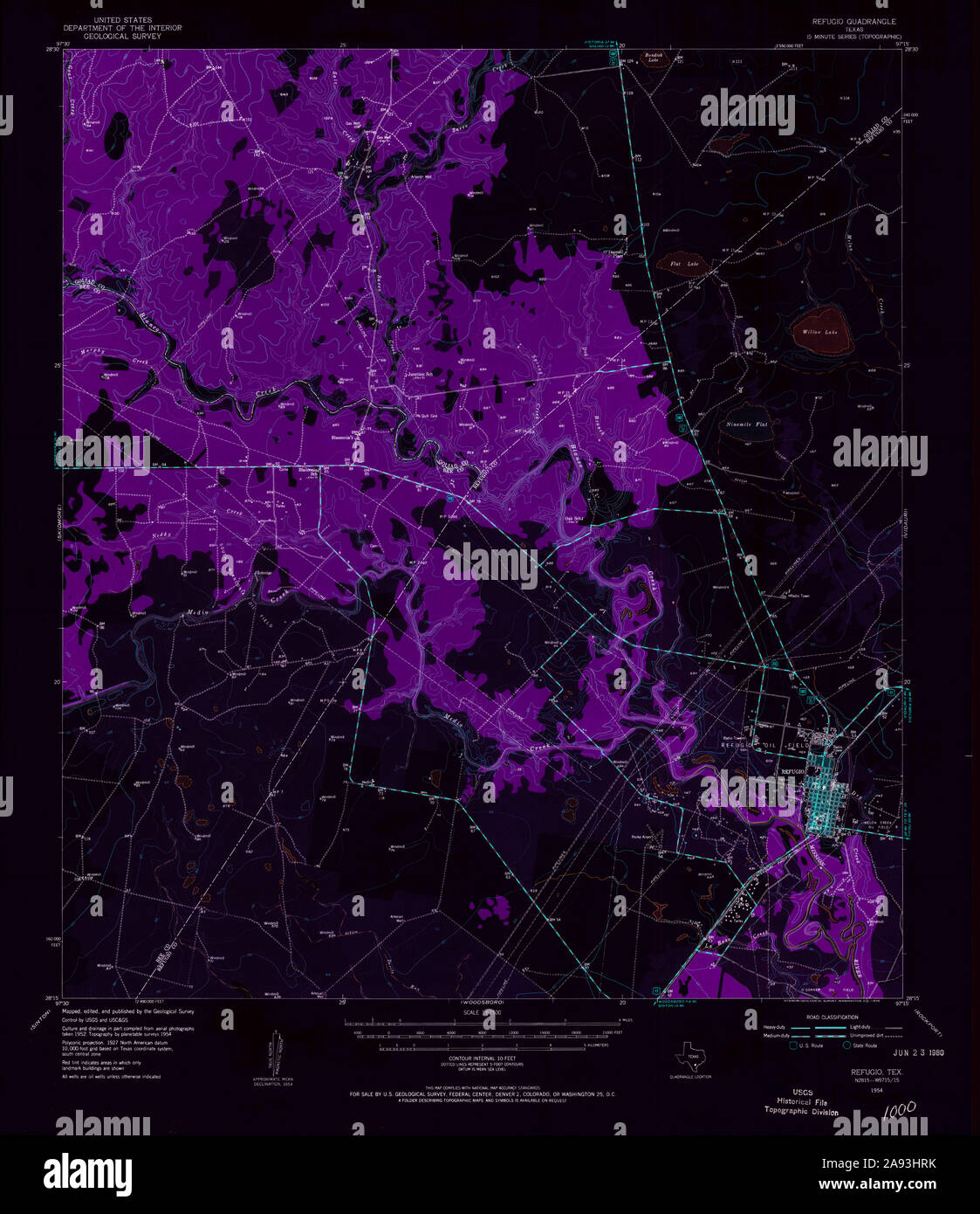 Mapa del refugio texas fotografías e imágenes de alta resolución Alamy
