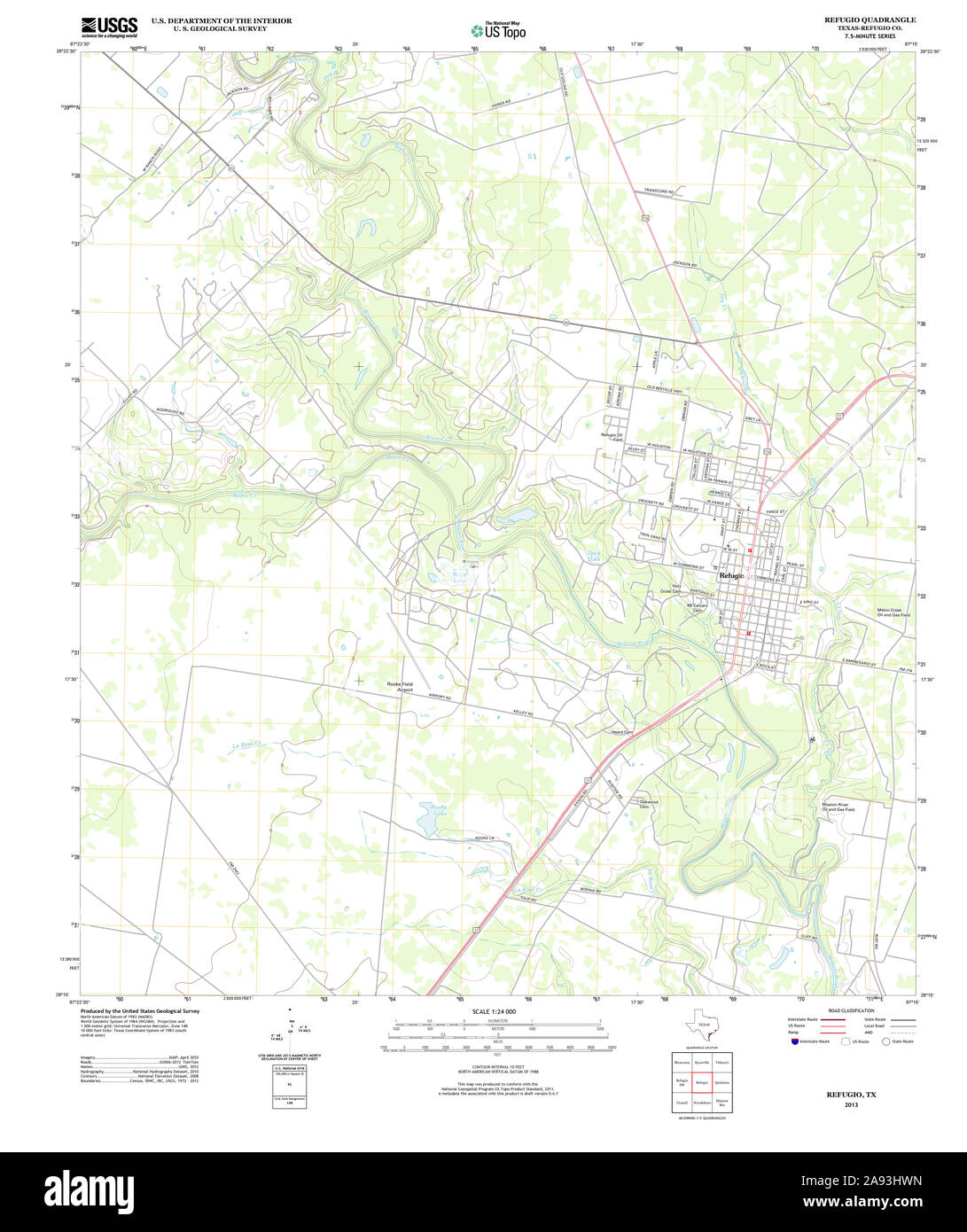 Mapa del refugio texas fotografías e imágenes de alta resolución Alamy