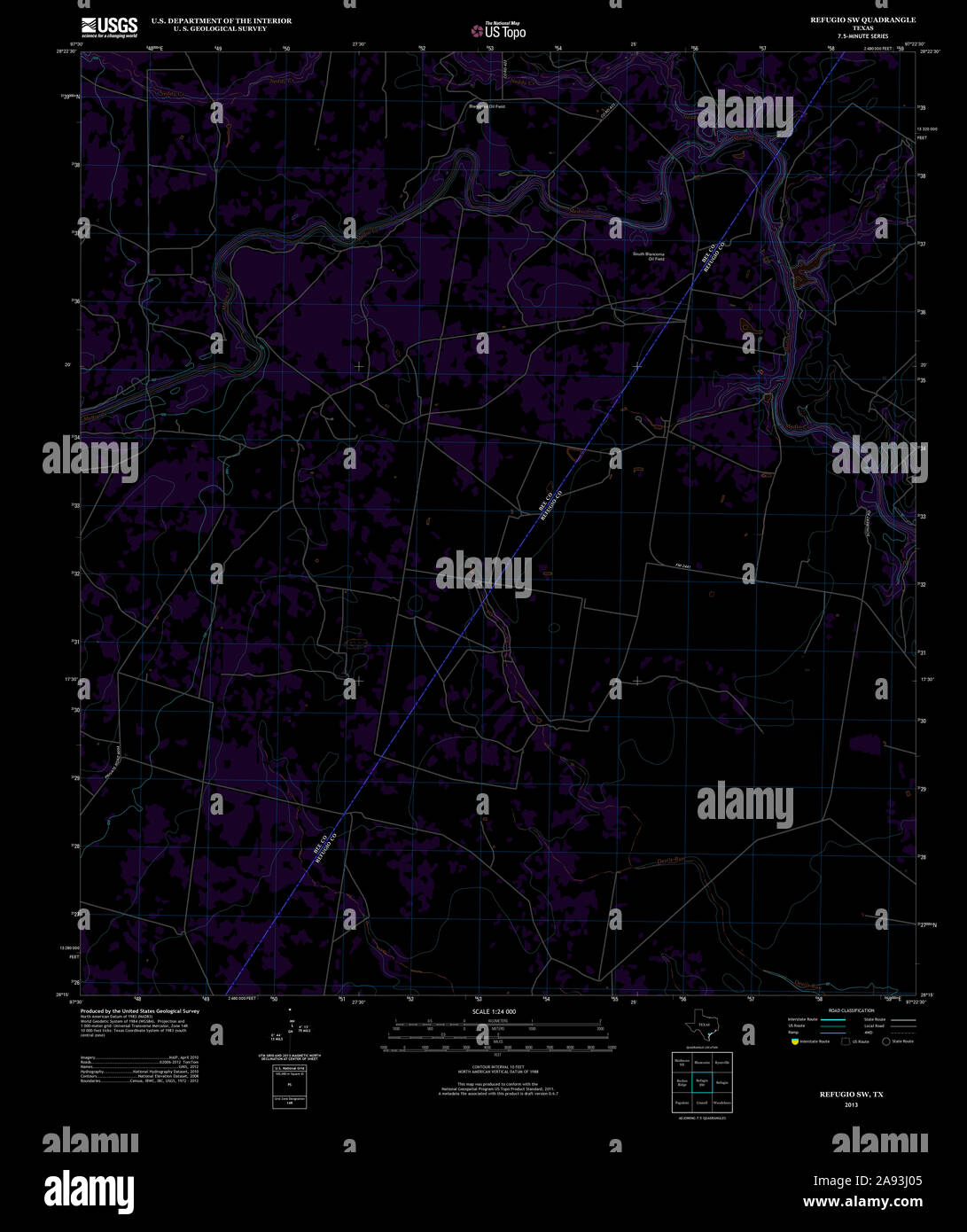 Mapa del refugio texas fotografías e imágenes de alta resolución Alamy