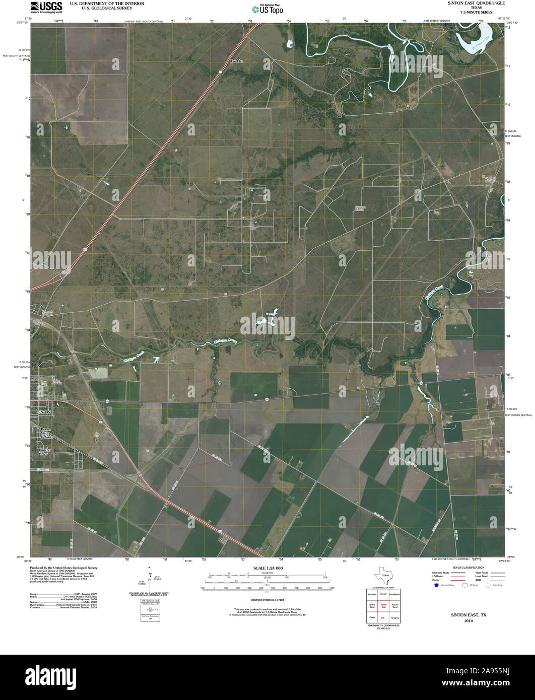 Mapa de sinton texas fotografías e imágenes de alta resolución Alamy