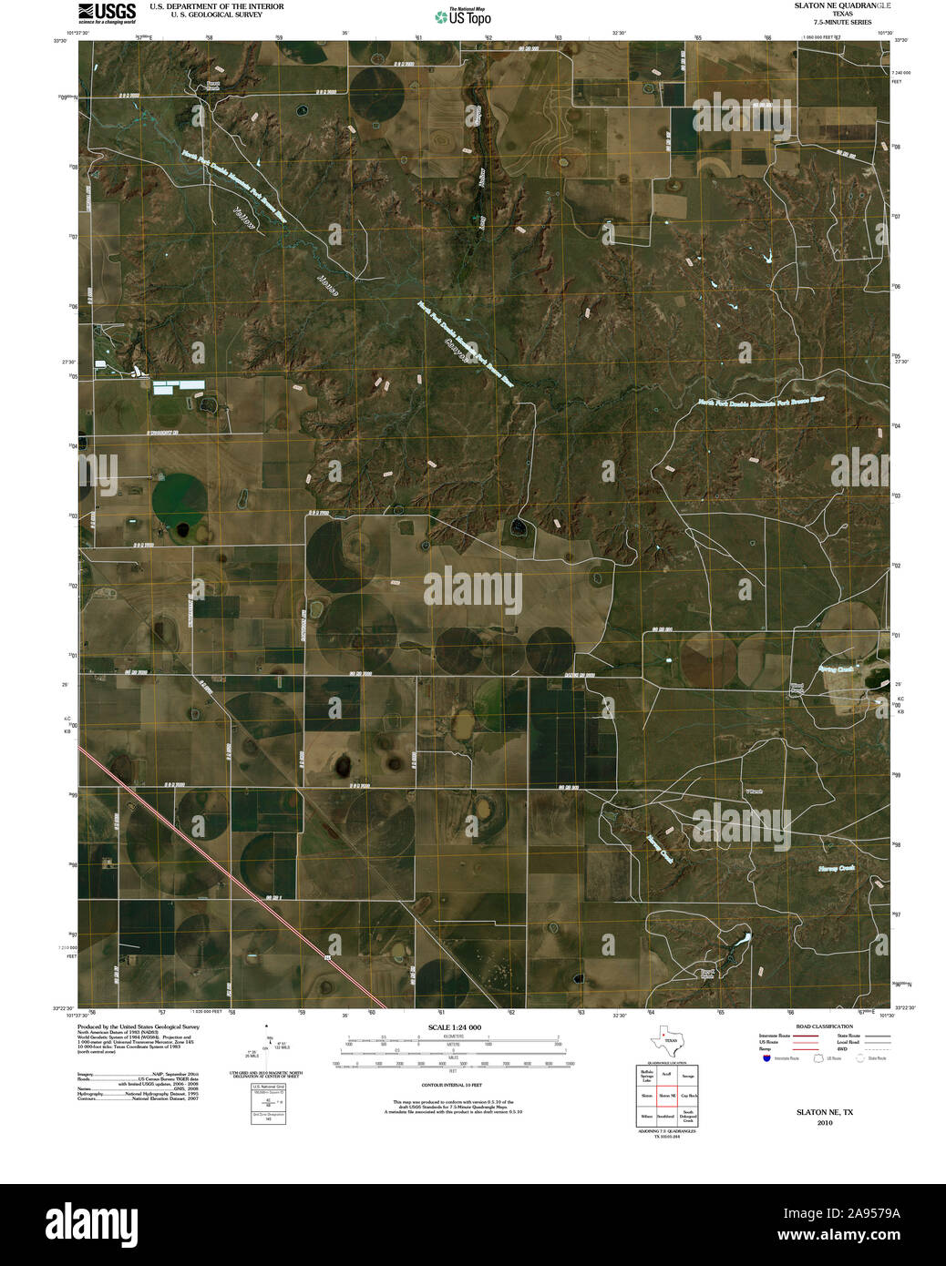 Mapa de slaton Imágenes recortadas de stock Alamy