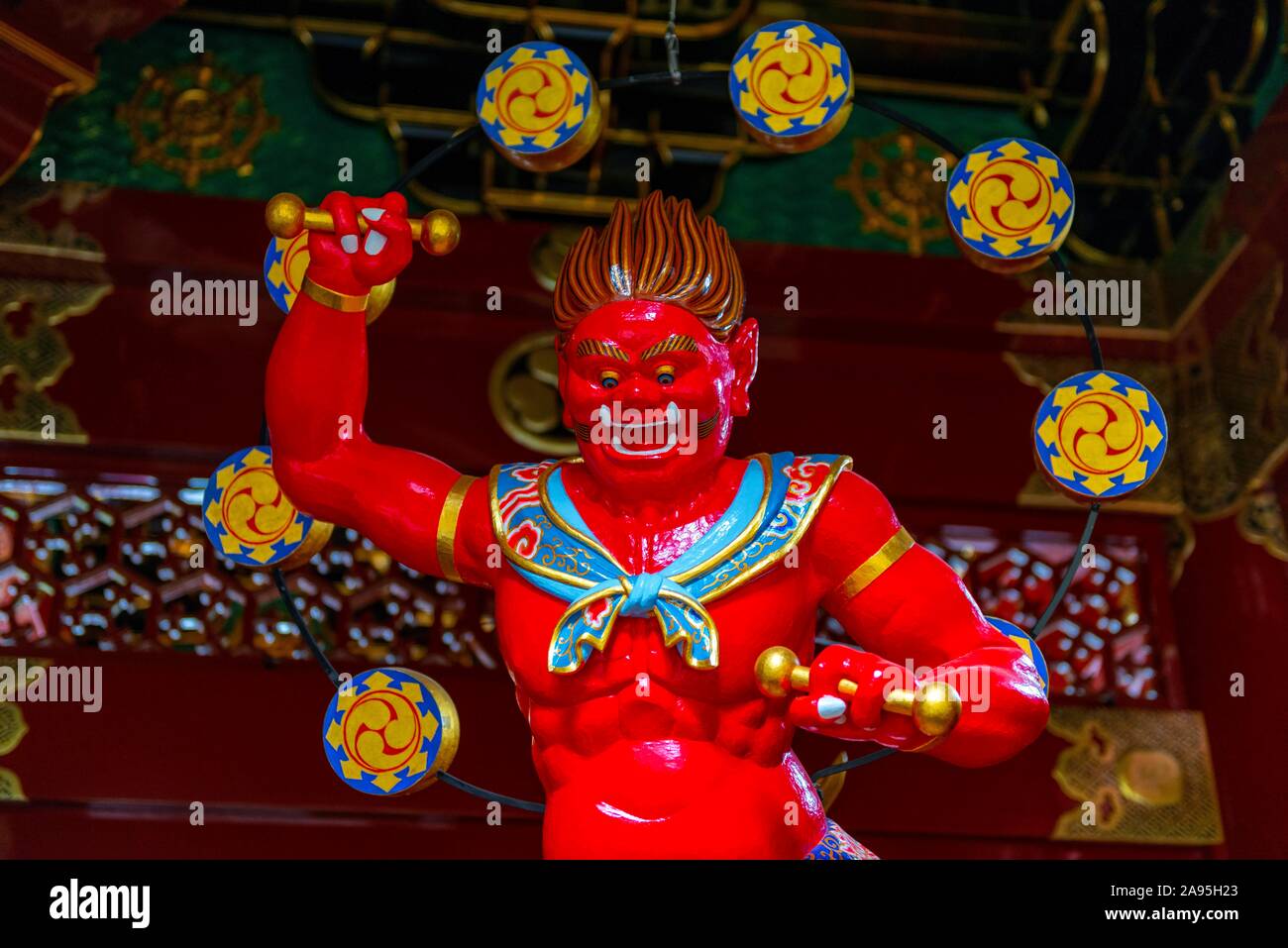 Raijin, dios del trueno, dios del trueno, la figura del tutor, Deidad