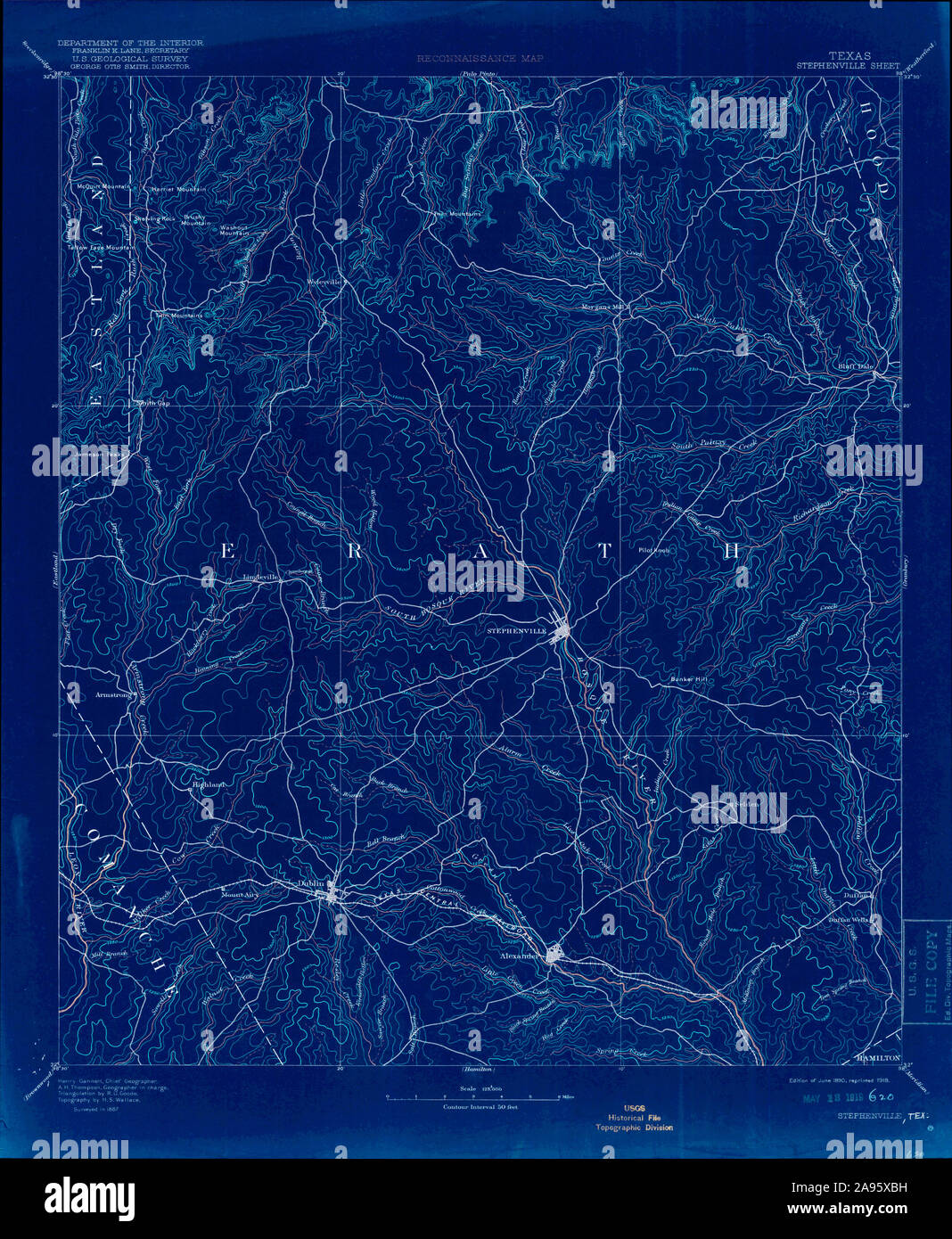 Mapa de stephenville fotografías e imágenes de alta resolución Alamy