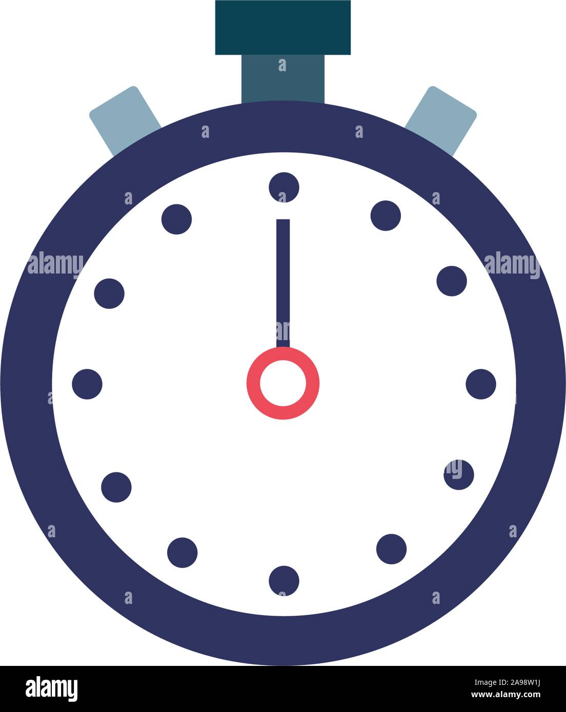 El diseño del cronómetro, Útil instrumento tiempo segundo deporte  cronómetro plazo y medir el tema ilustración vectorial Imagen Vector de  stock - Alamy