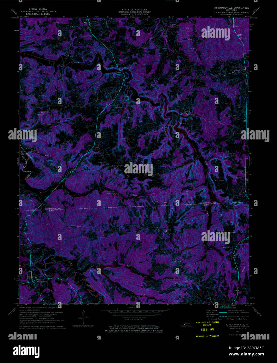 Mapa de kirkmansville fotografías e imágenes de alta resolución Alamy