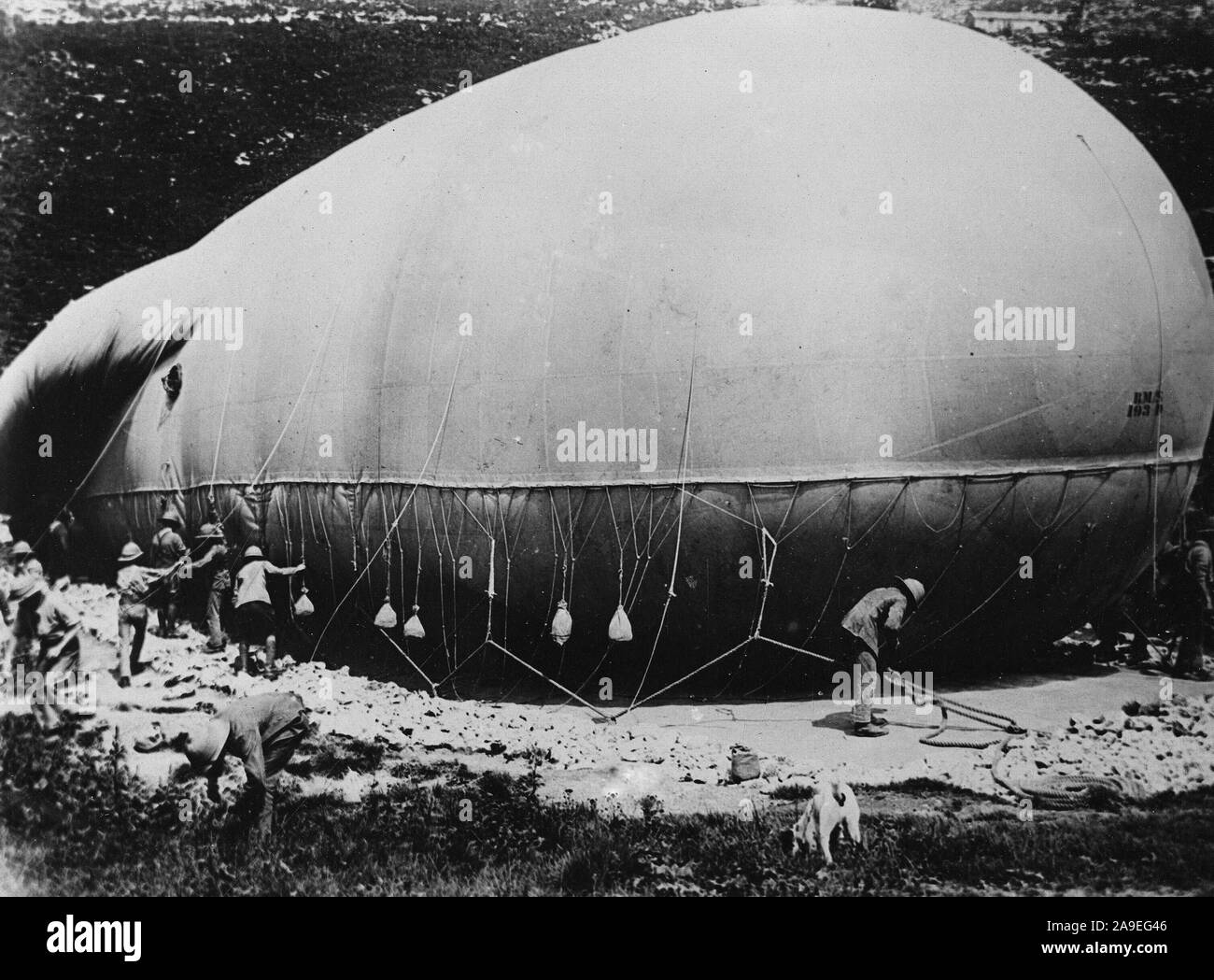 Hacer una rápida observación Mespotamia británico en globo. Los