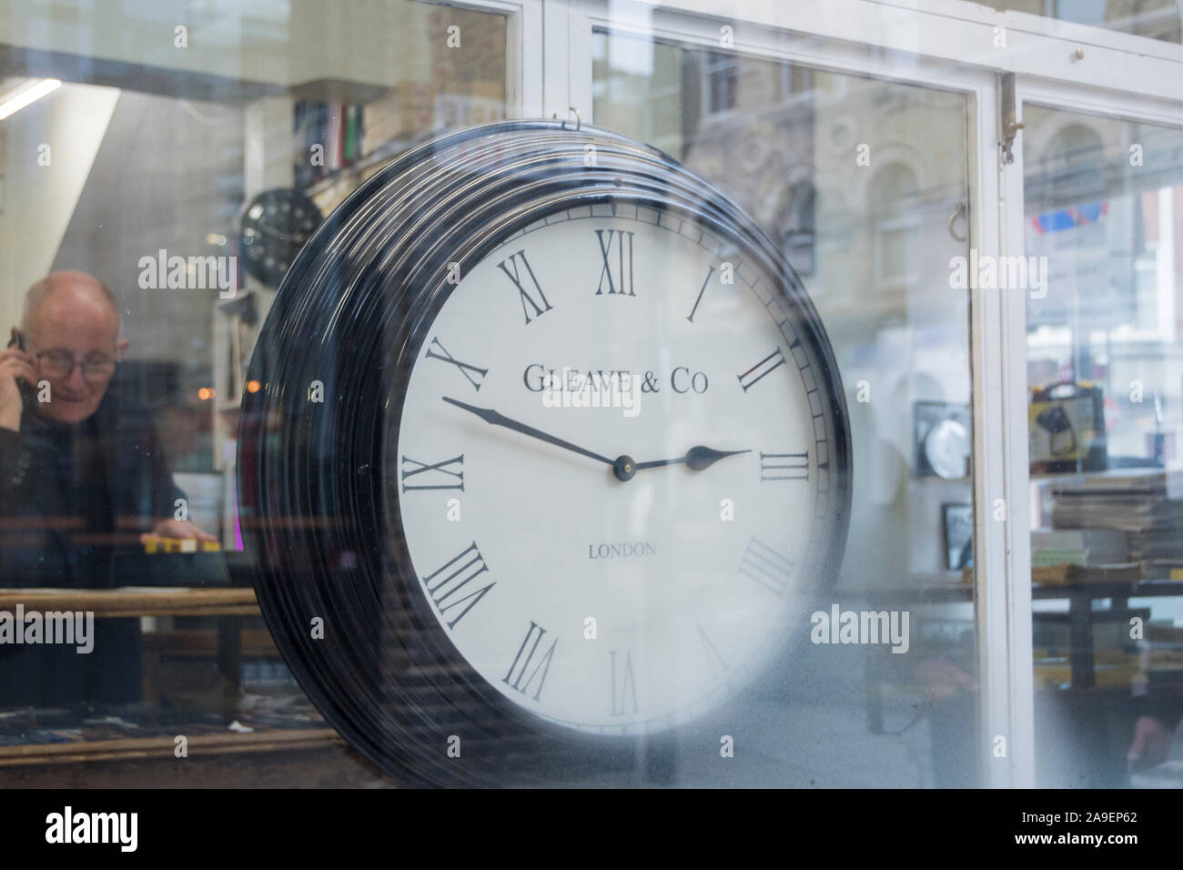 Los relojeros Gleave & Co, St John Street, Farringdon, London EC1 Foto de stock