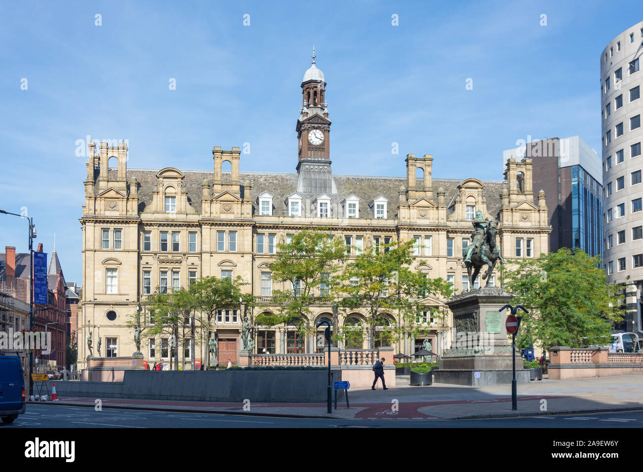 El Old Post Office, City Square, Leeds, West Yorkshire, Inglaterra, Reino Unido Foto de stock