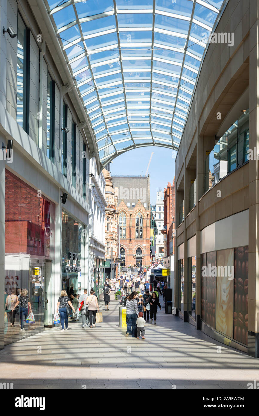 Trinity Leeds Shopping Center, Albion Street, Leeds, West Yorkshire, Inglaterra, Reino Unido Foto de stock