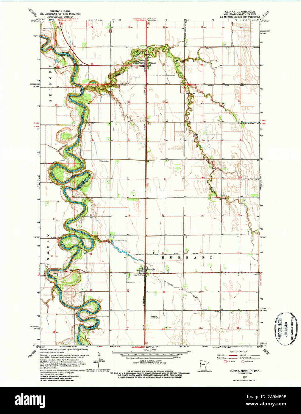 Mapa de climax minnesota fotografías e imágenes de alta resolución Alamy