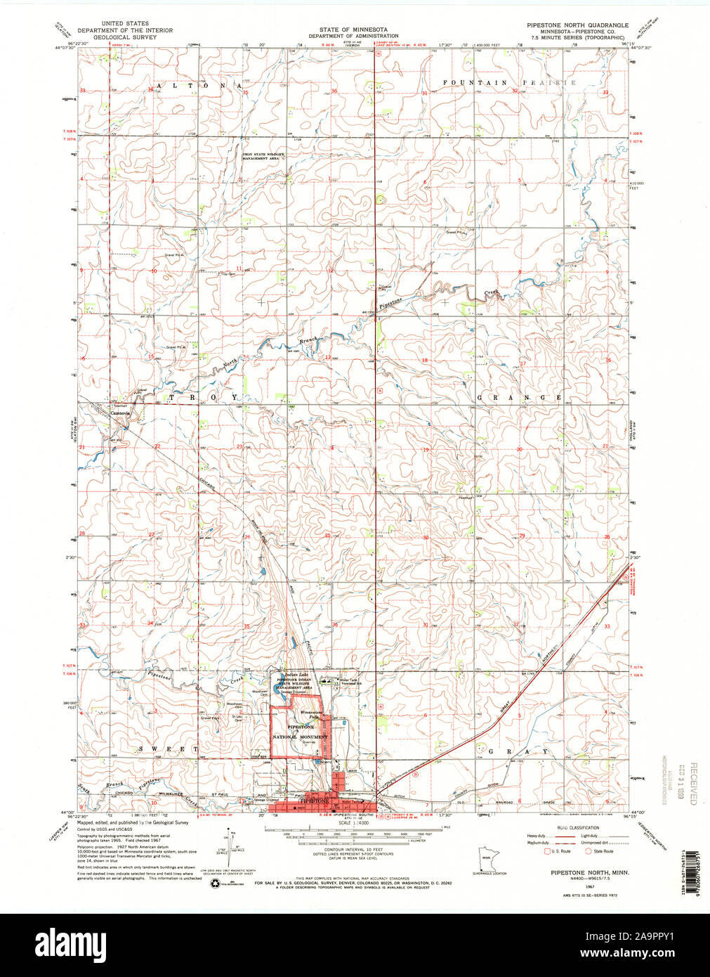 Mapa de pipestone fotografías e imágenes de alta resolución Alamy
