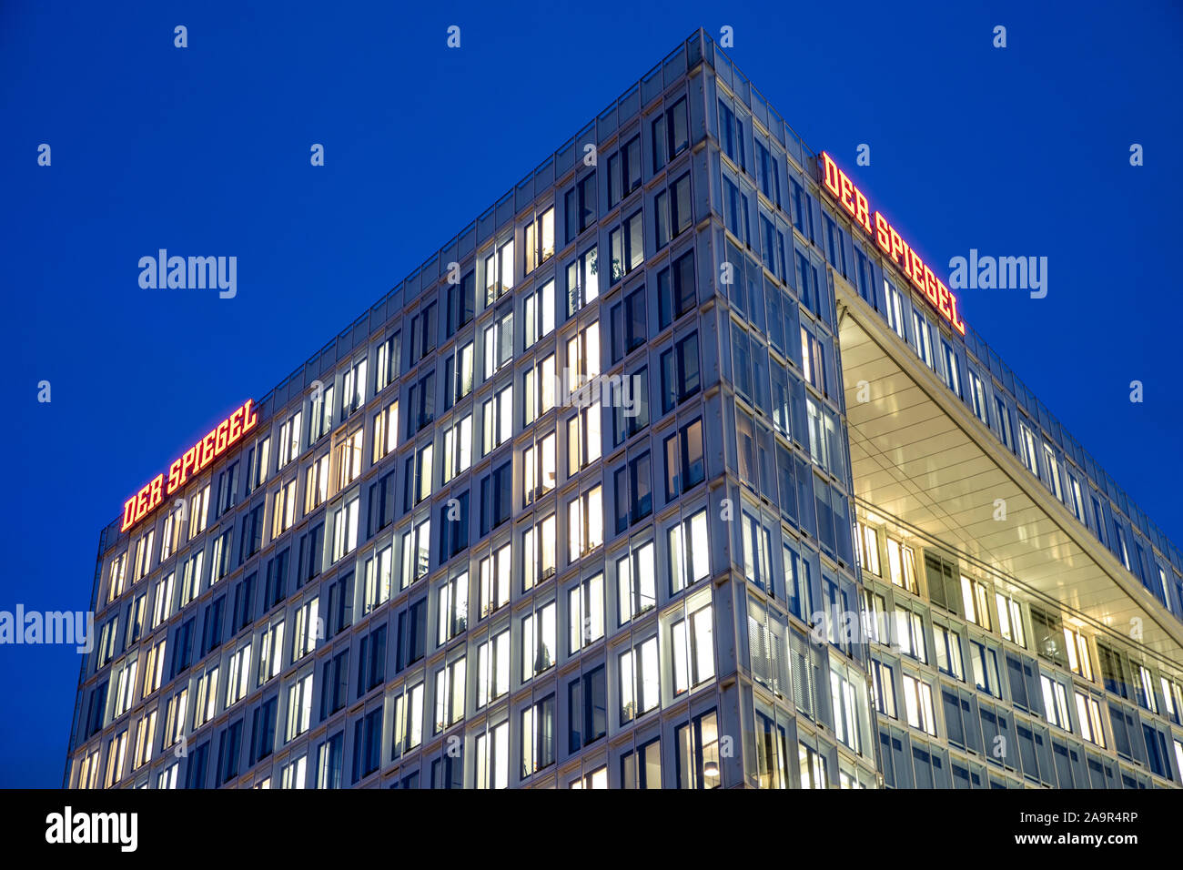 Hamburgo, editorial de la revista Der Spiegel, en Hafencity, Foto de stock