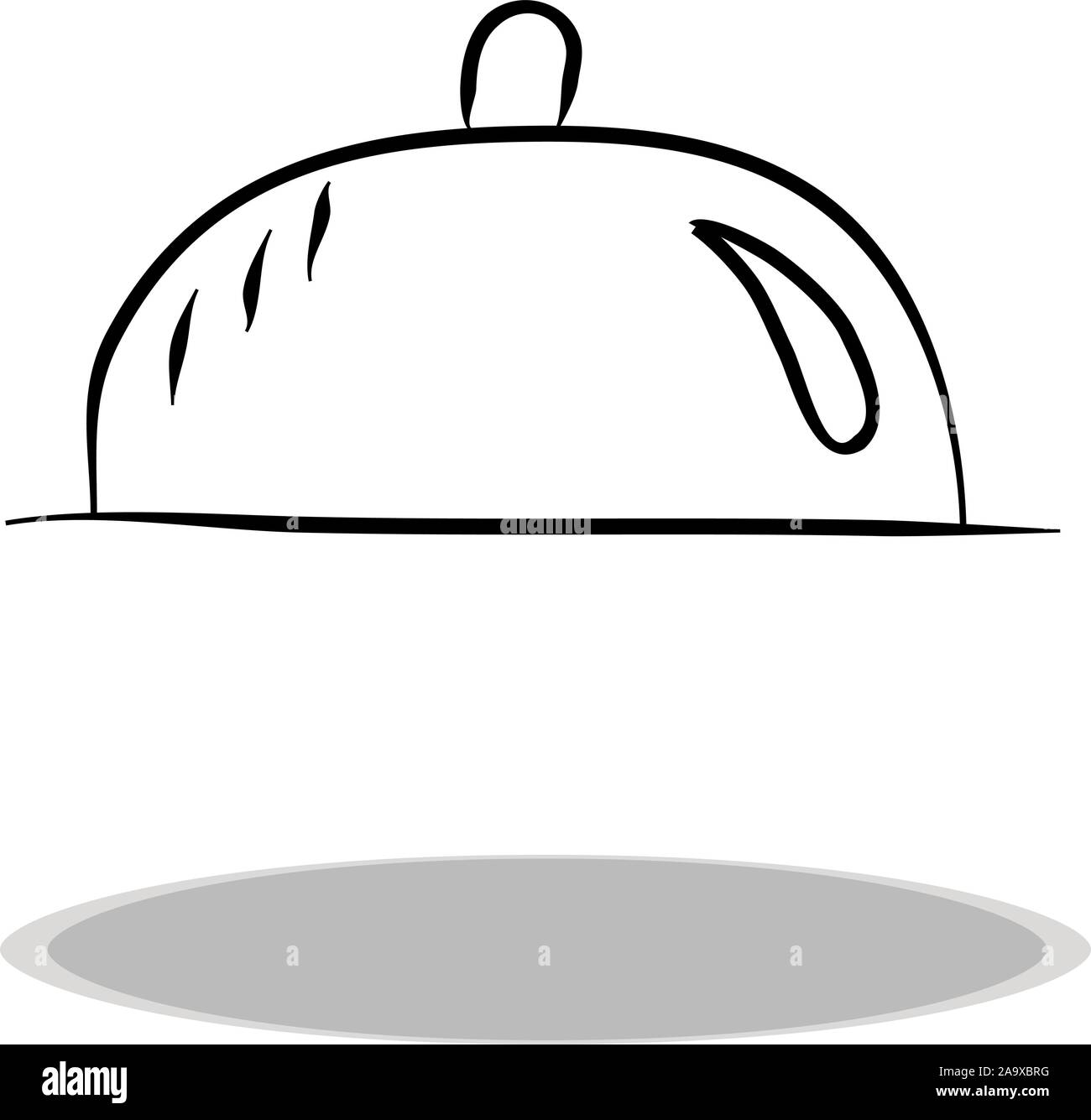 Icono De Almuerzo Sobre Fondo Blanco Diseño Plano Dibujo A Mano Alzada Ilustración De 4824