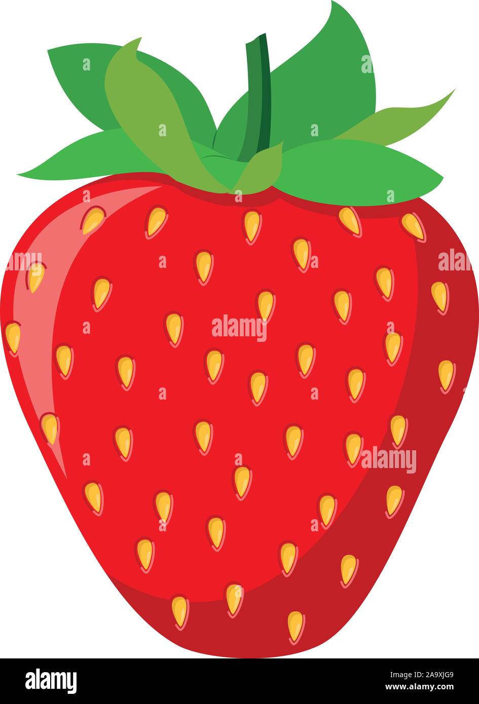 Ilustración vectorial de fresa en un gracioso estilo de dibujos animados Imagen Vector de stock - Alamy Ilustración vectorial de fresa en un gracioso estilo de dibujos animados Imagen Vector de stock - Alamy