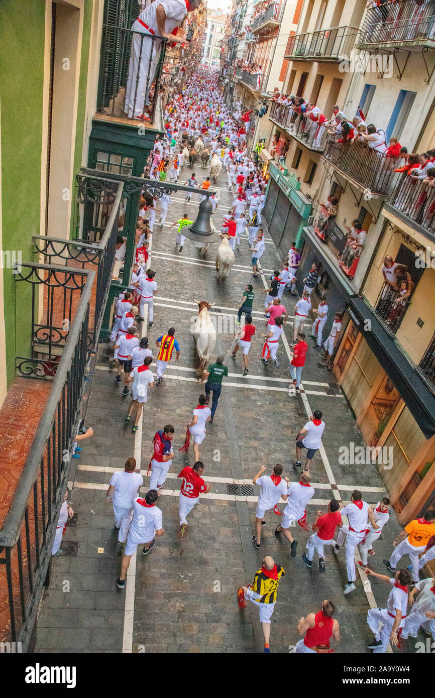 San Fermín, Pamplona, julio de 2019 Fotografía stock Alamy