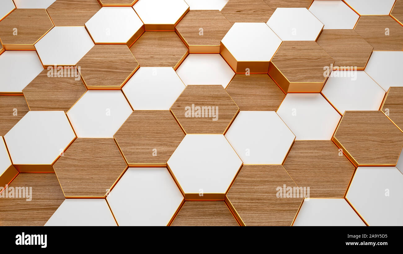 Textura de fondo patrón hexagonal moderno. Los panales de miel en diferentes niveles. 3D Textura de fondo patrón hexagonal moderno. Los panales de miel en diferentes niveles. 3D