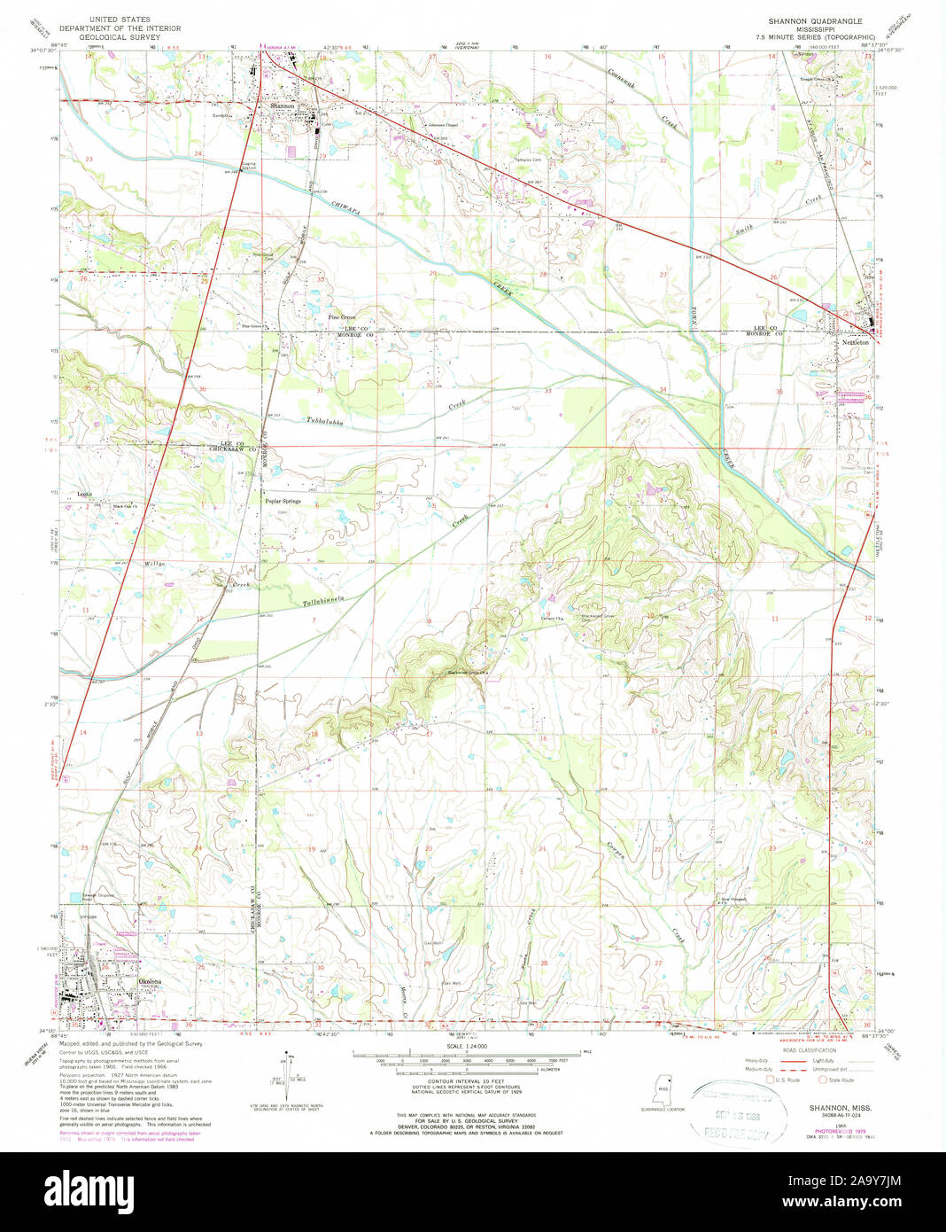 Mapa de shannon mississippi fotografías e imágenes de alta resolución