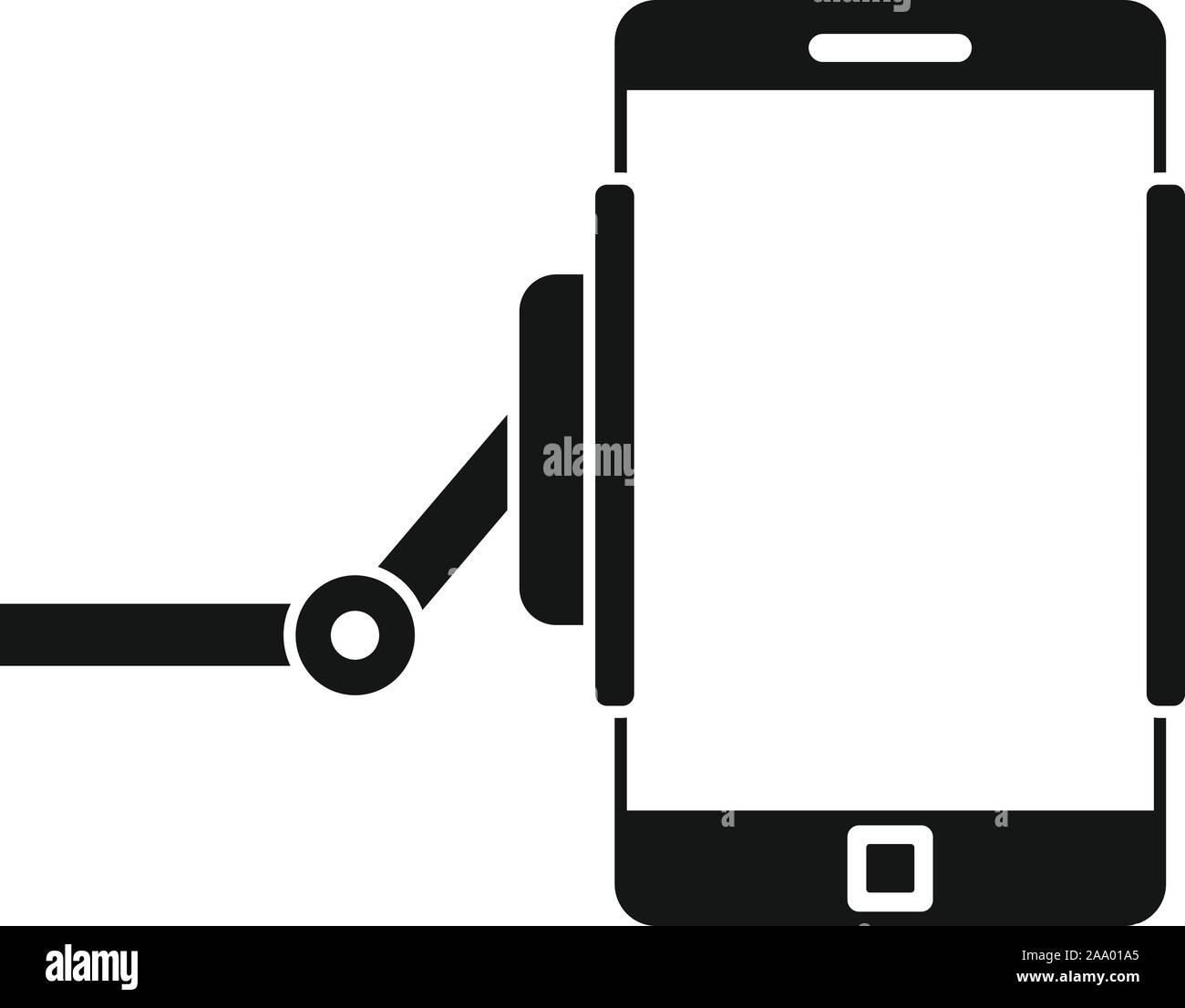 Tienda de accesorios para celulares Imágenes de stock en blanco y negro -  Alamy