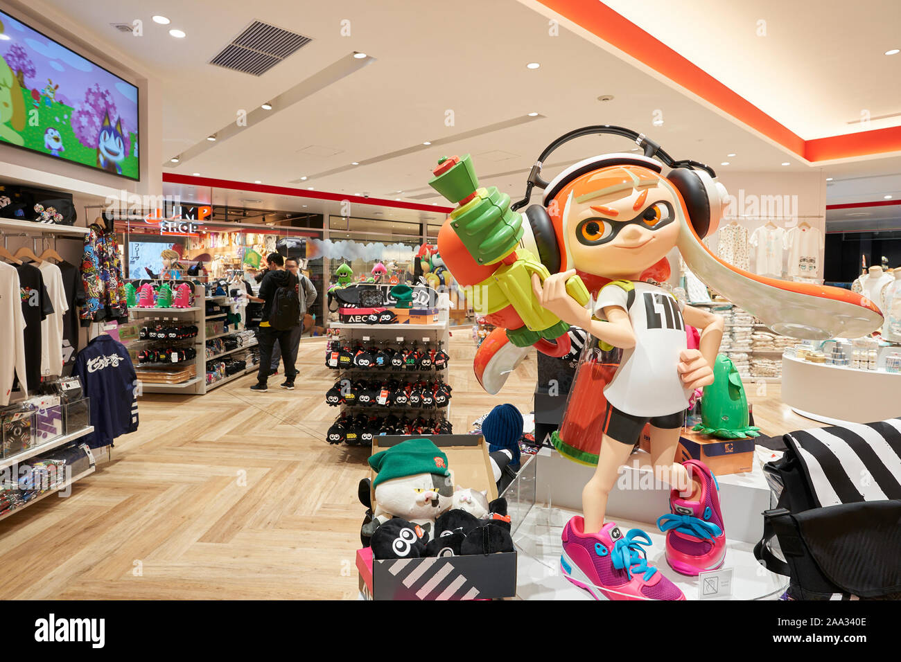 La primera tienda oficial de Nintendo Nintendo Tokio se dio a conocer  durante el Shibuya PARCO department store pulse visprev en Tokio, Japón, 19  de noviembre de 2019. El recientemente renovado complejo