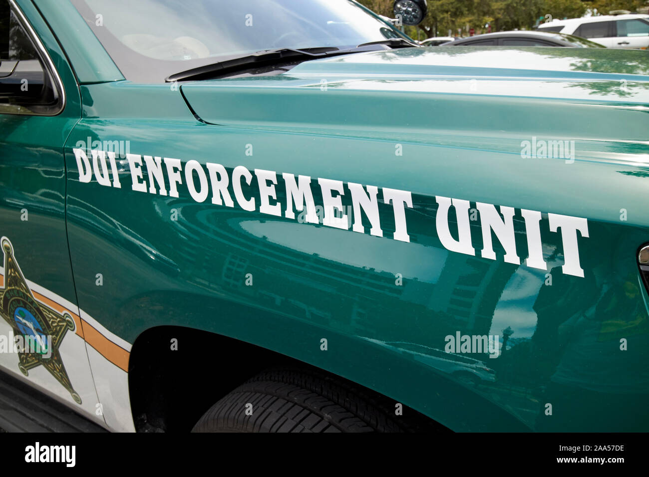 El departamento del sheriff del condado de Osceola Ford Explorer policía patrulla de la unidad de ejecución de dui vehículo SUV florida usa Foto de stock