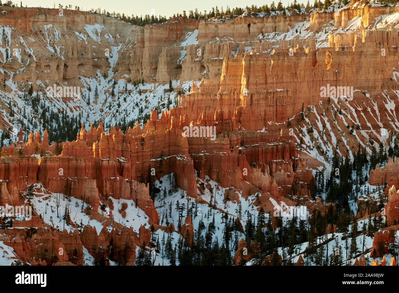 Ver en Bryce Canyon, Utah, EE.UU. Foto de stock