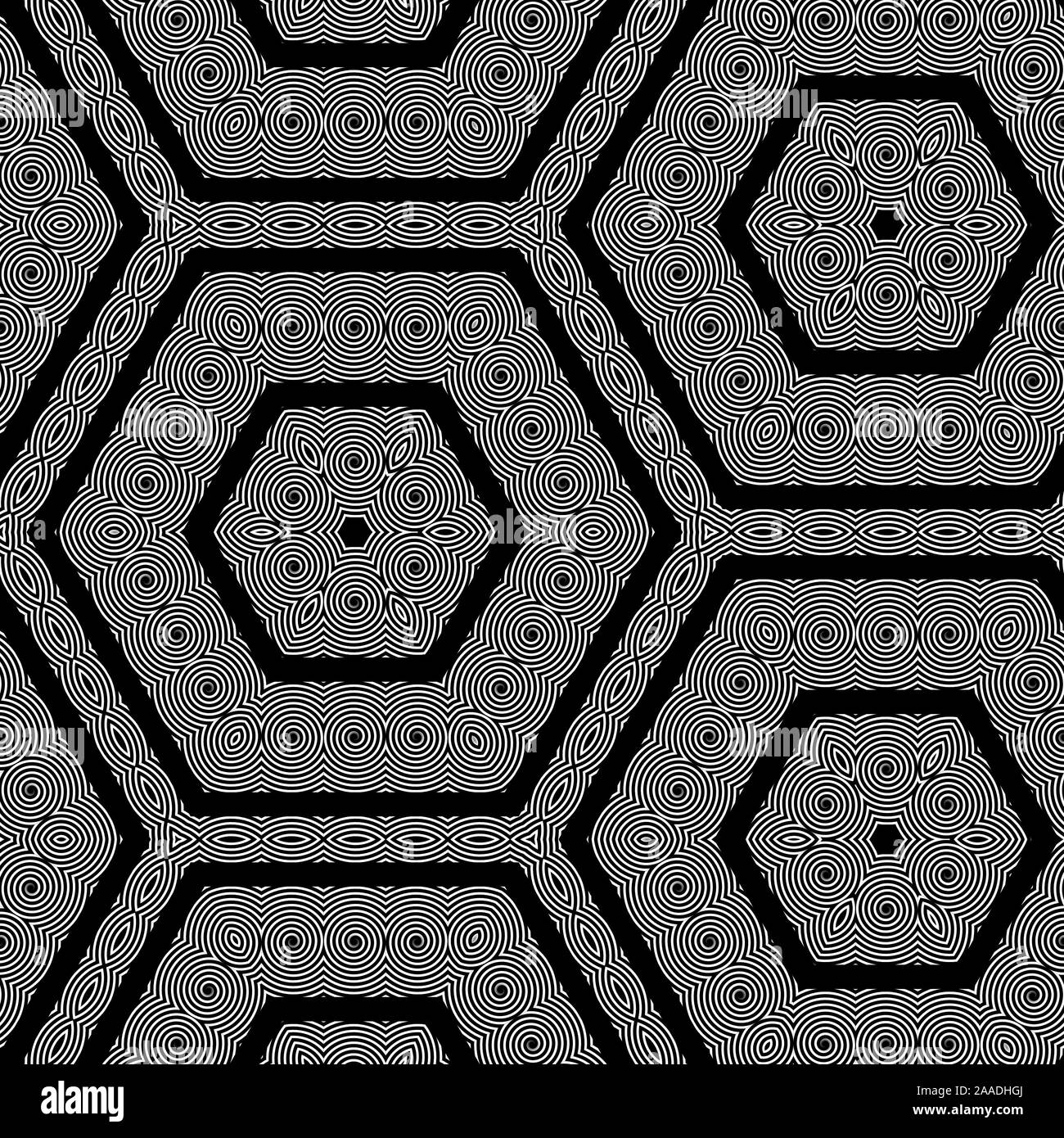 Ilusión patrones abstractos Foto de stock