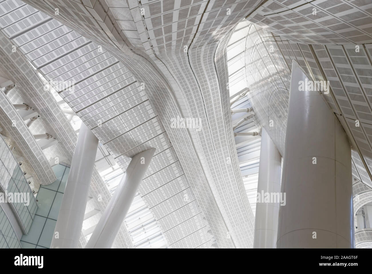 West Kowloon Hong Kong railway station Foto de stock