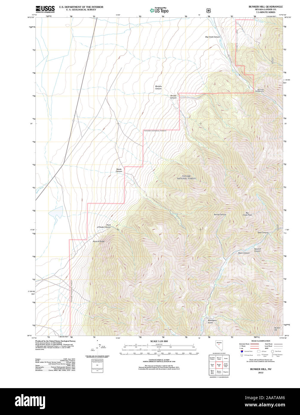 Mappa della collina del bunker fotografías e imágenes de alta