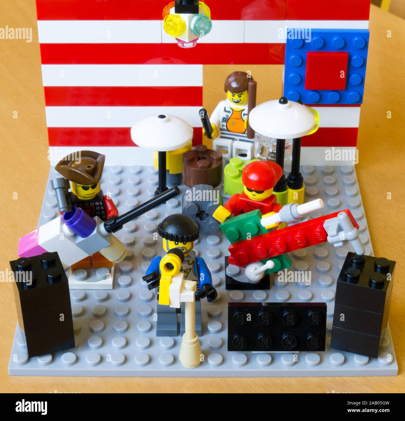 Banda de Lego Fotografía de stock - Alamy