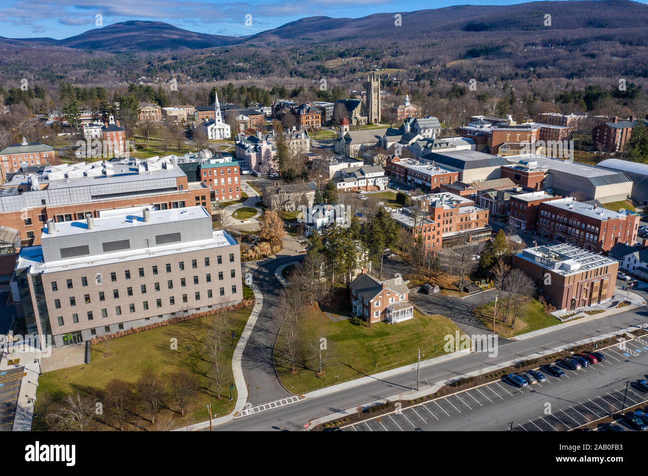 Williams College, Williamstown, Massachusetts Foto de stock