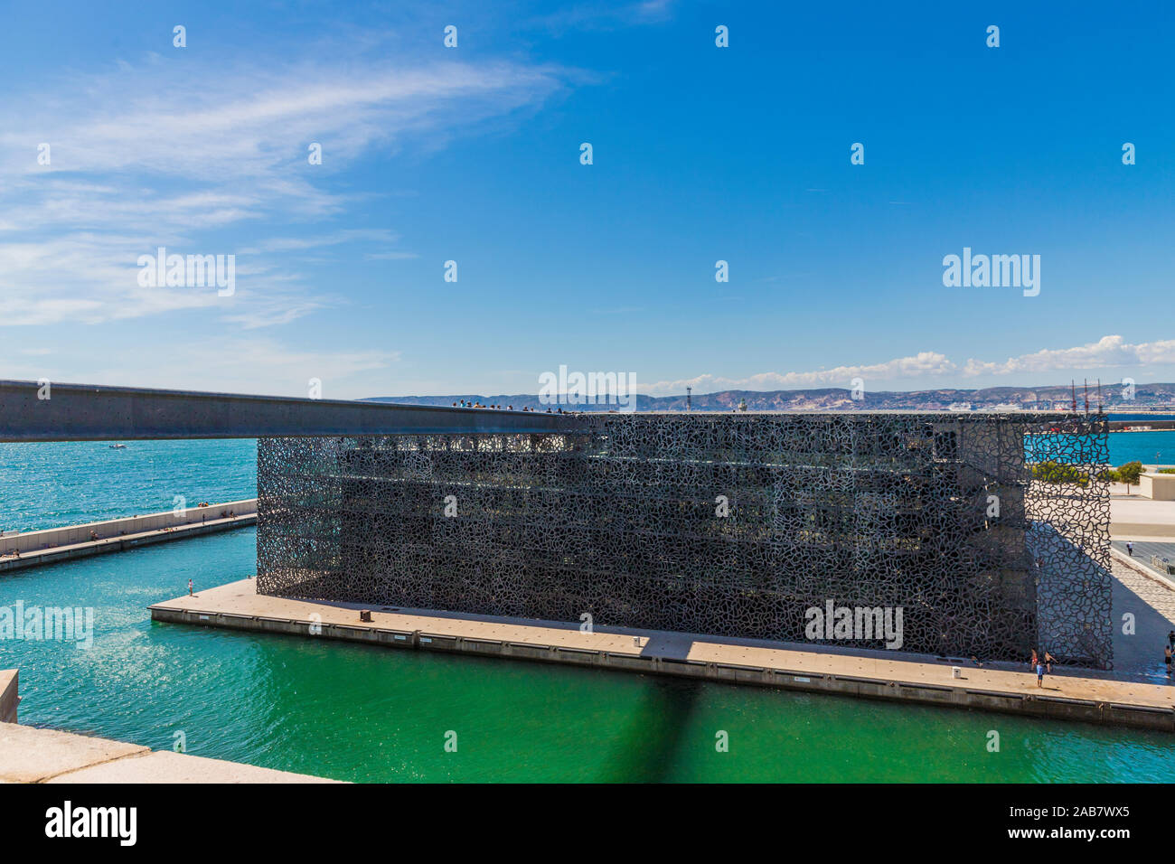 Museo de la civilización europea y mediterránea, Marseille, Bouches du Rhône, Provence, Francia, el Mediterráneo, Europa Foto de stock