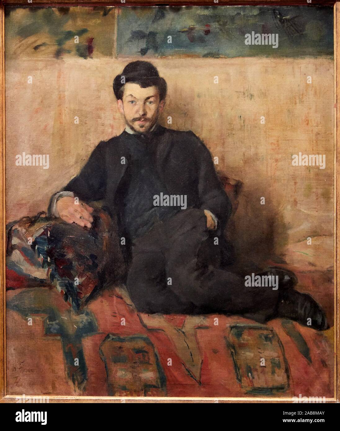 '''Gustave Lucien Dennery'', Henri de Toulouse-Lautrec (1864-1901), Musée du Louvre, París, Francia, Europa Foto de stock