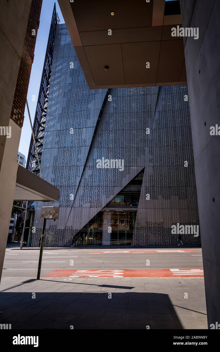 UTS Edificio Broadway en George Street, Sydney, Australia. Foto de stock