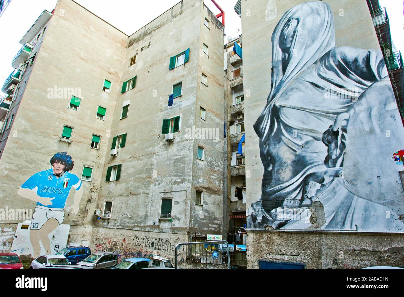 El Mural De Maradona Quartieri Spagnoli Español Cuartos Centro