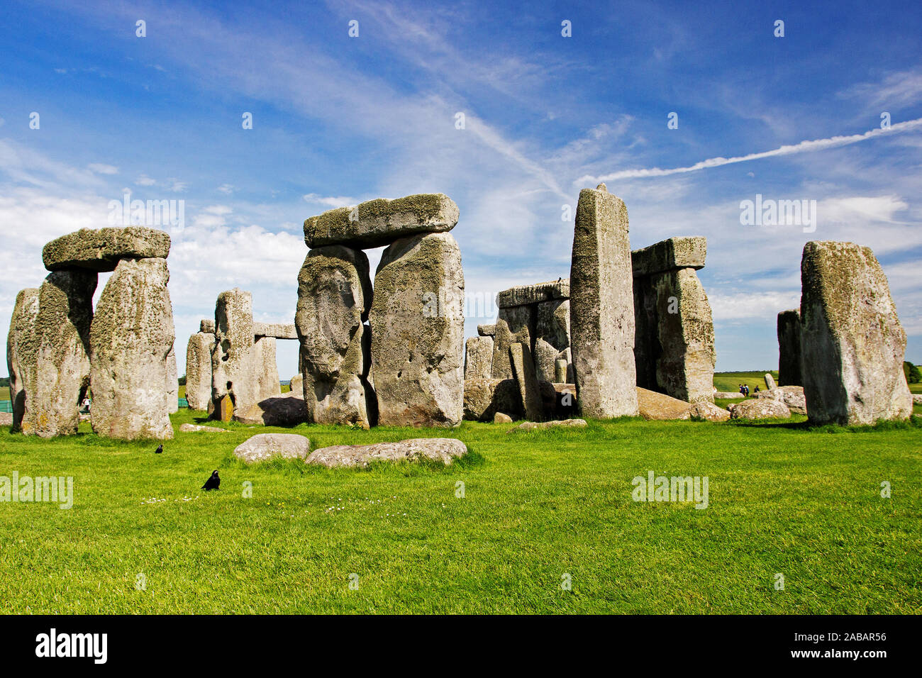 Stonehenge, Wiltshire, Grossbritannien Foto de stock