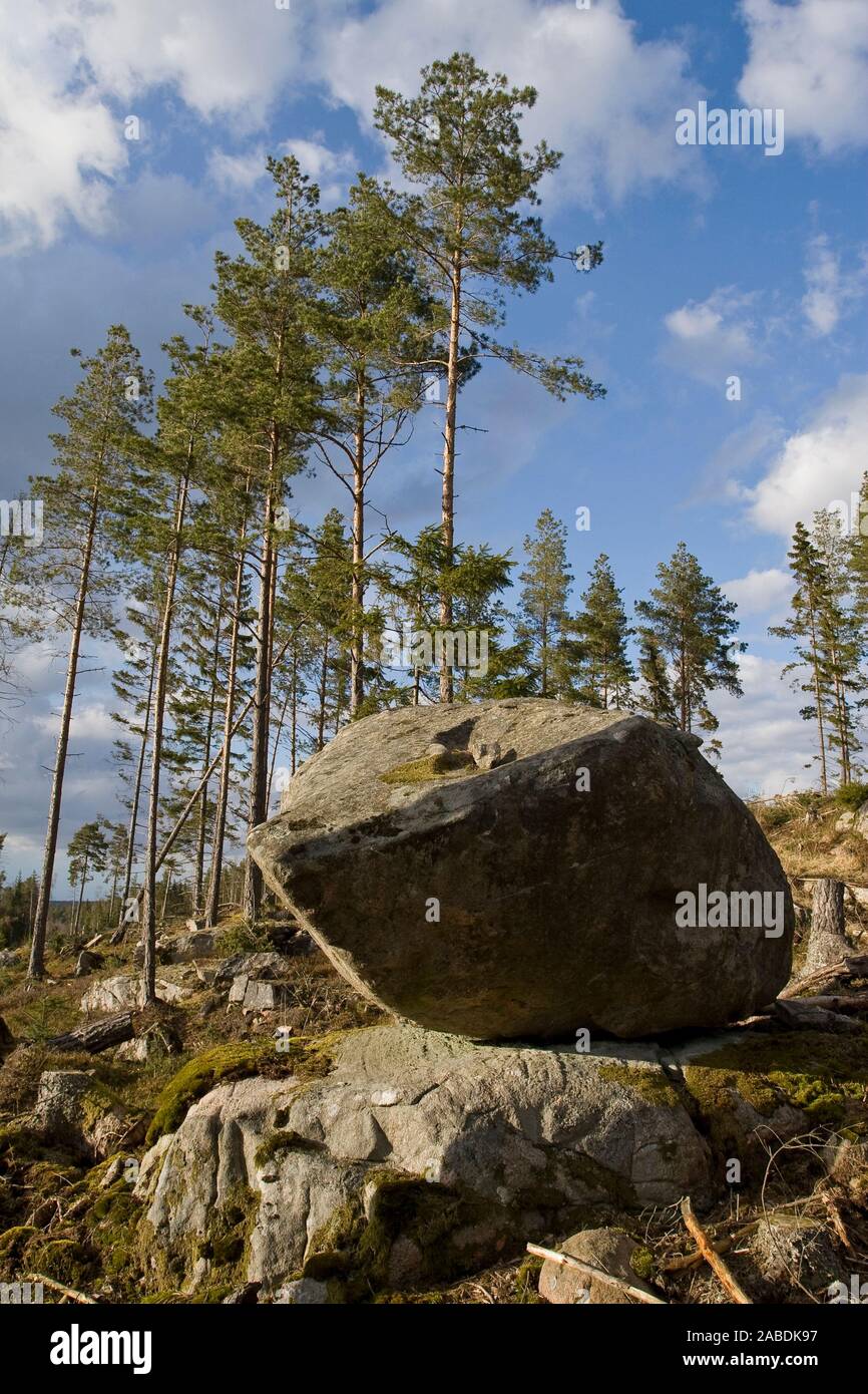 Paisaje en Schweden, Västergotland Foto de stock