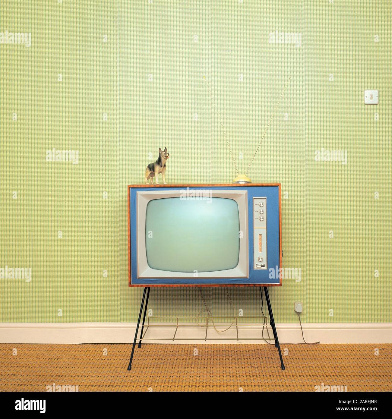 1960 la televisión Foto de stock