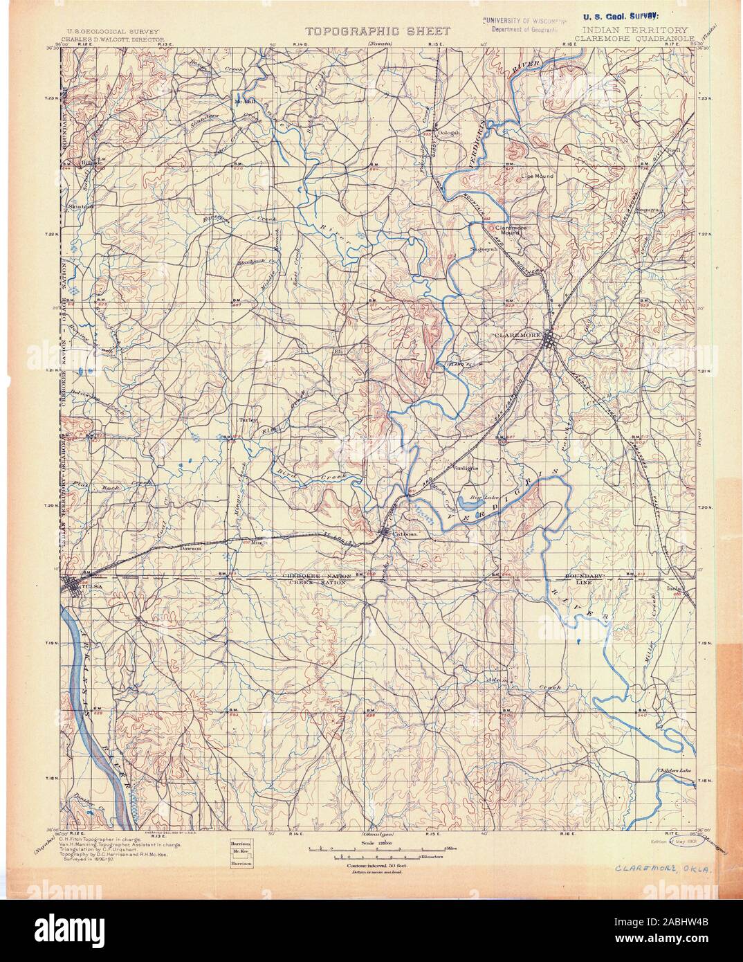 Mapa de claremore fotografías e imágenes de alta resolución Alamy