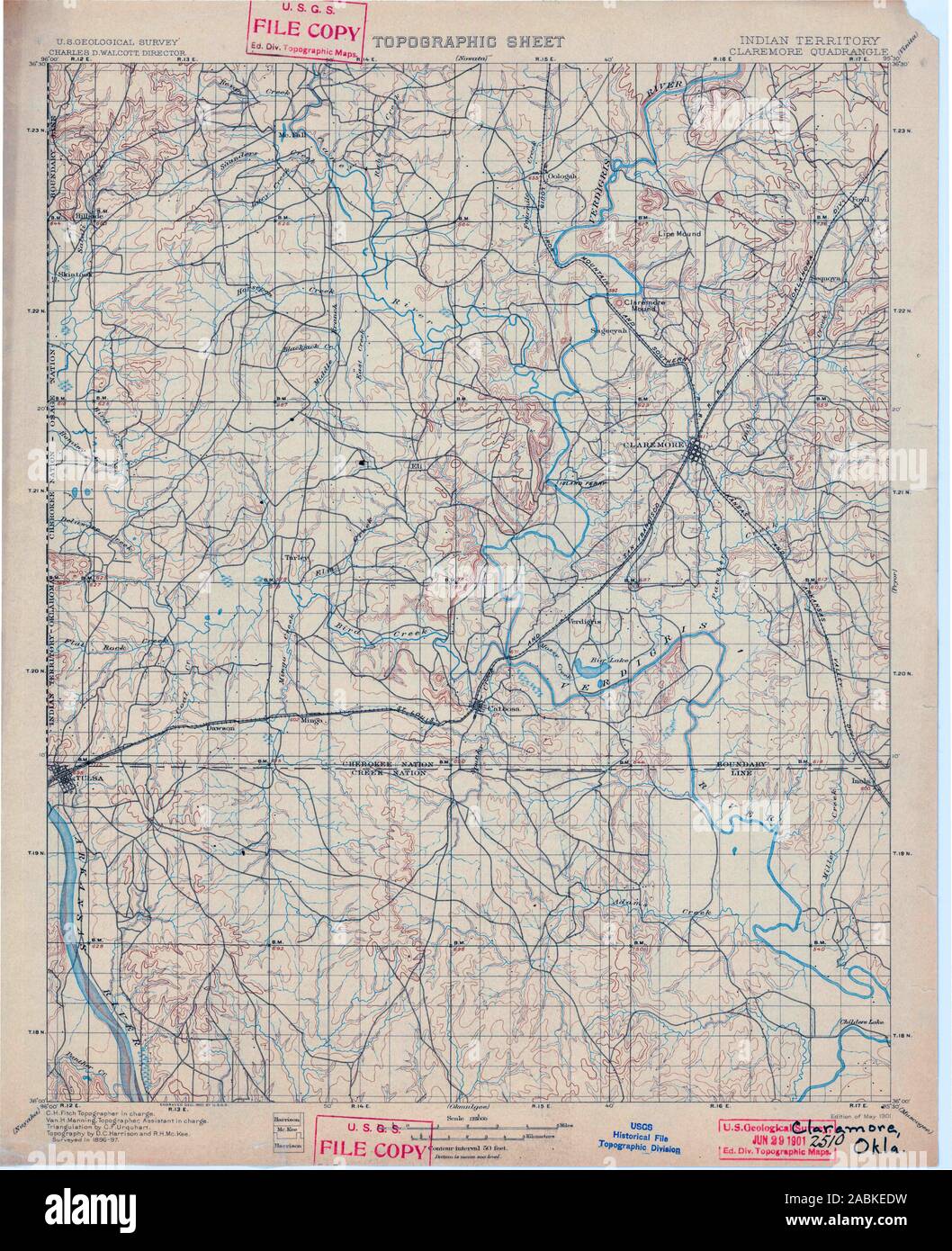 Mapa de claremore fotografías e imágenes de alta resolución Alamy