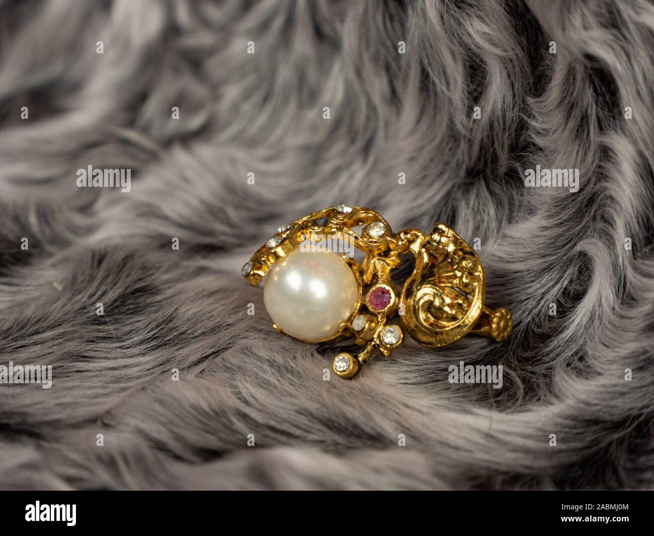 Joyas con la Navidad decoración creativa antecedentes Foto de stock