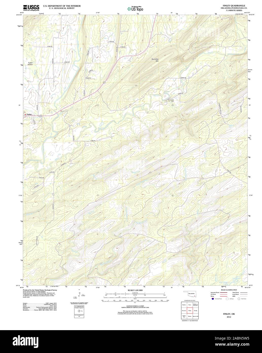 Finley map Imágenes recortadas de stock Alamy