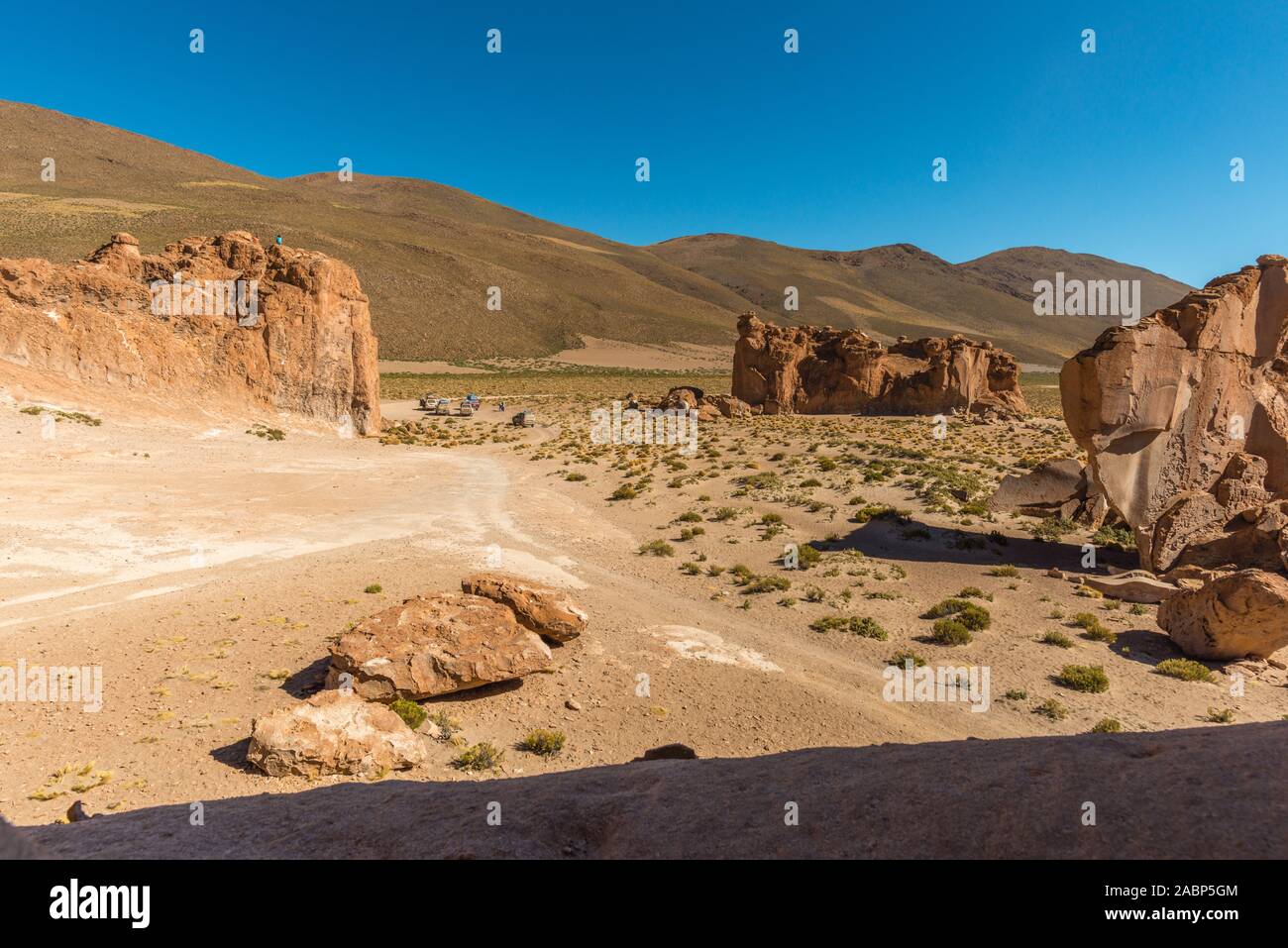 Valles de rocas, piedras, rocas, Italia Perdida, Sur de altiplano, sudoeste de Bolivia, América Latina Foto de stock