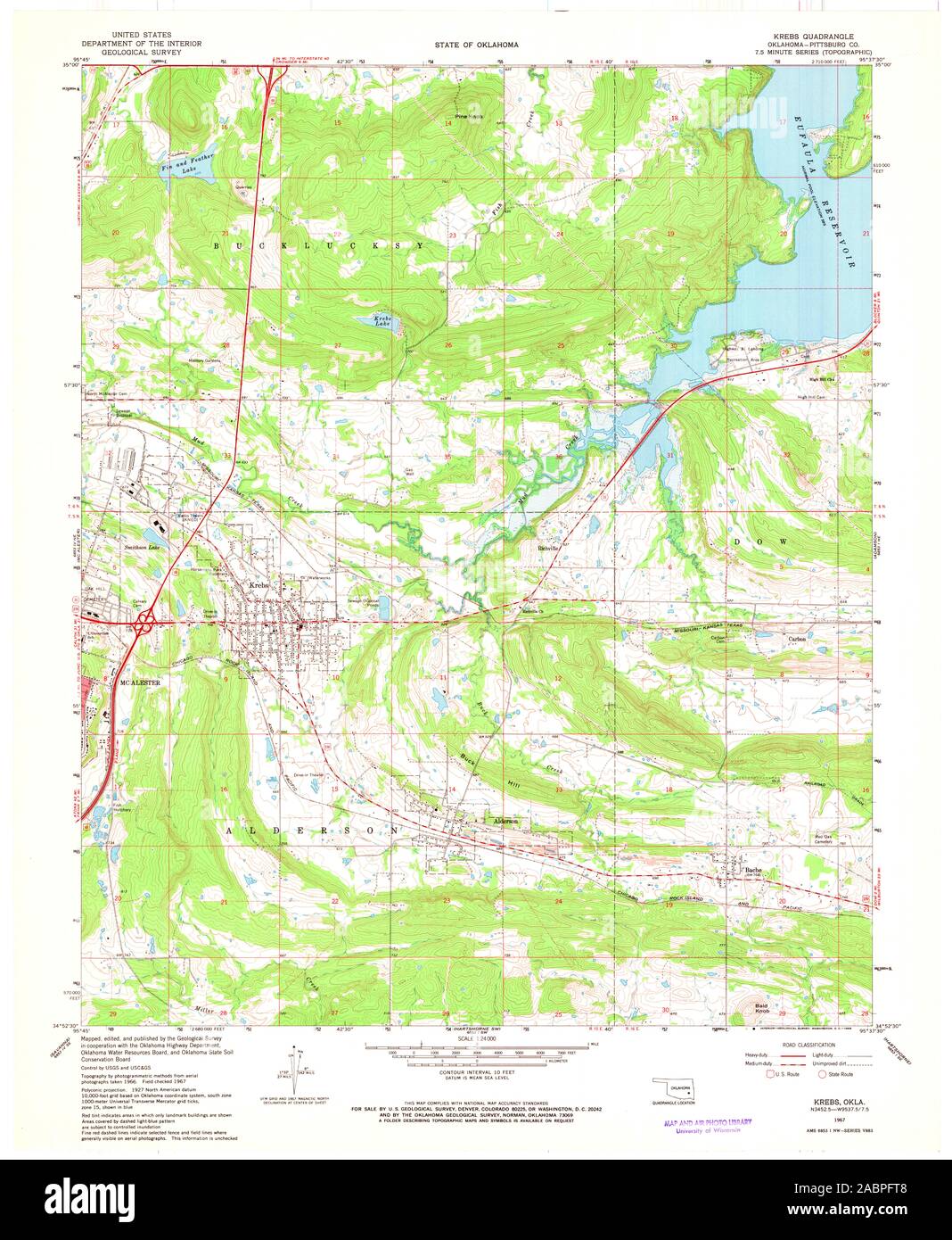 Mapa de krebs oklahoma fotografías e imágenes de alta resolución Alamy