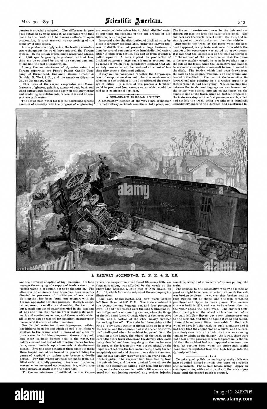 Notable accidente de ferrocarril fotografías e imágenes de alta