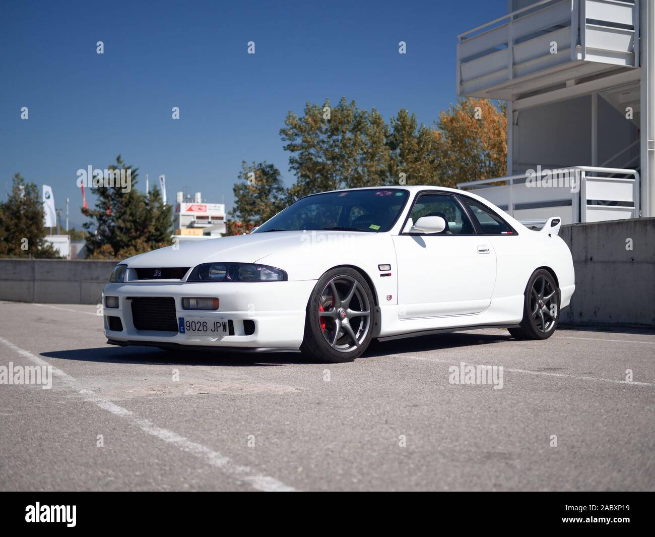 Montmelo Espana Septiembre 29 19 1995 Nissan Skyline Gt R R33 E nr33 Cuarta Generacion Fotografia De Stock Alamy Montmelo Espana Septiembre 29 19 1995 Nissan Skyline Gt R R33 E nr33 Cuarta Generacion Fotografia De Stock Alamy