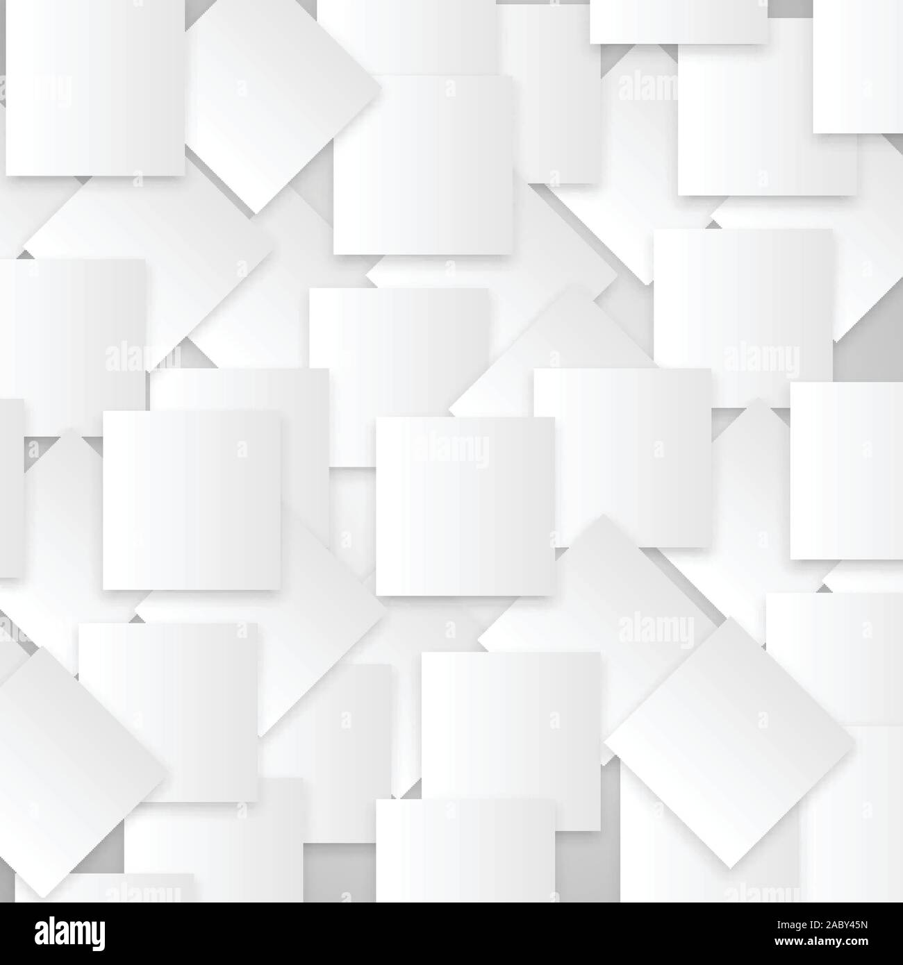 Los cuadros de color blanco sobre fondo gris, vector Imagen Vector de stock  - Alamy