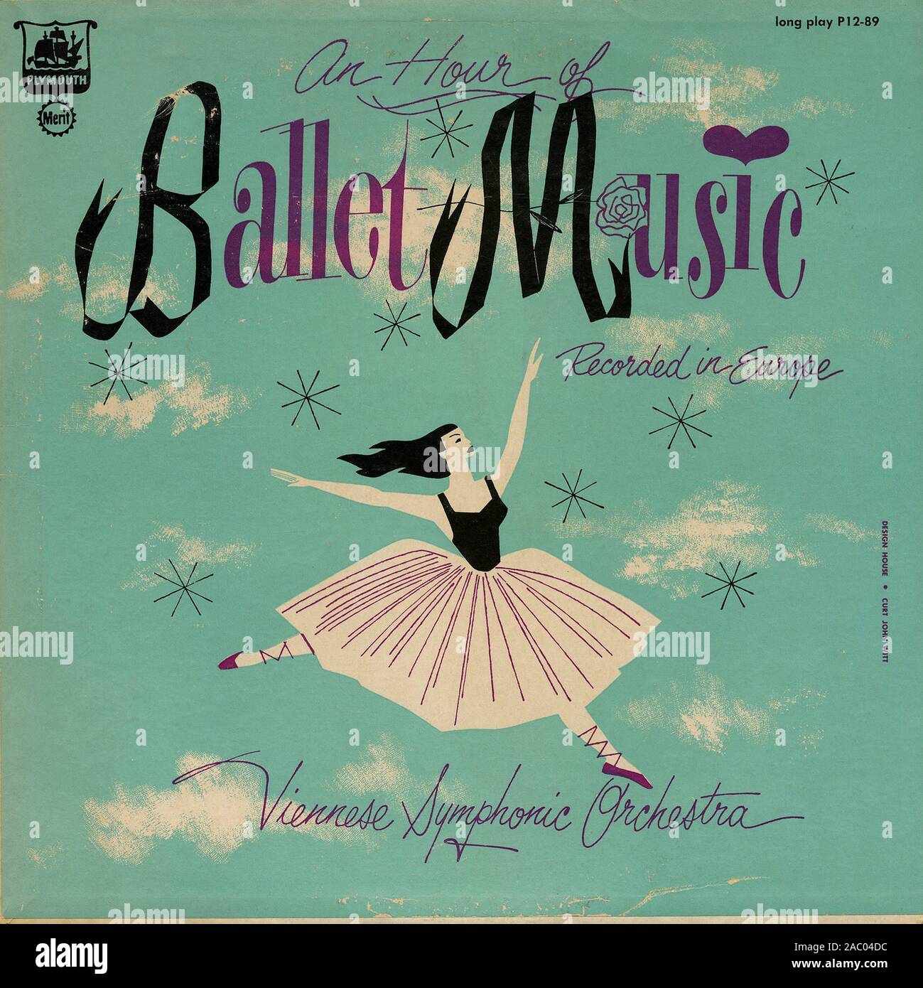 Una hora de Ballet Música - Vintage portada del álbum de vinilo Fotografía  de stock - Alamy