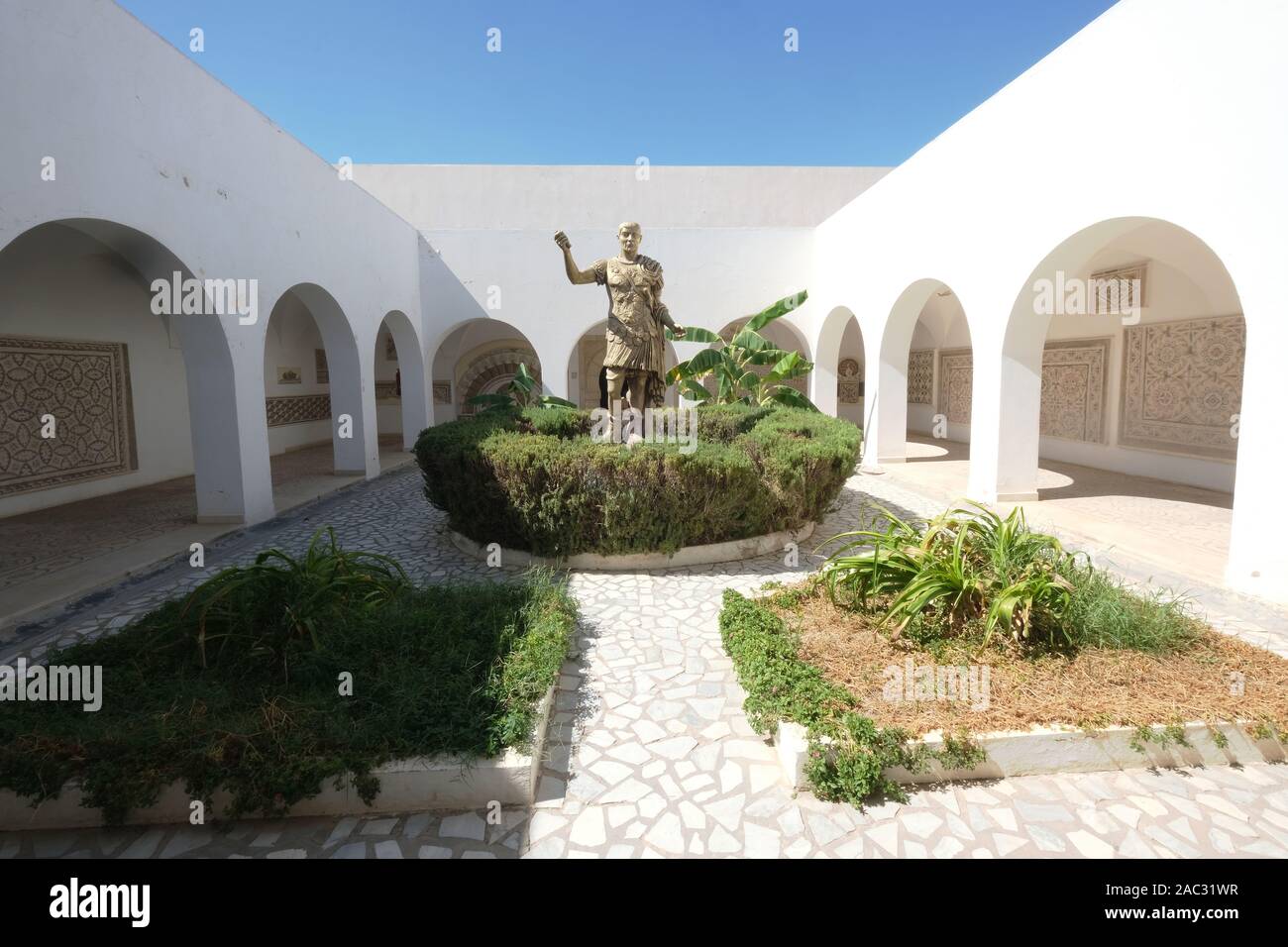 Museo Arqueológico De El Jem, Túnez Foto de stock
